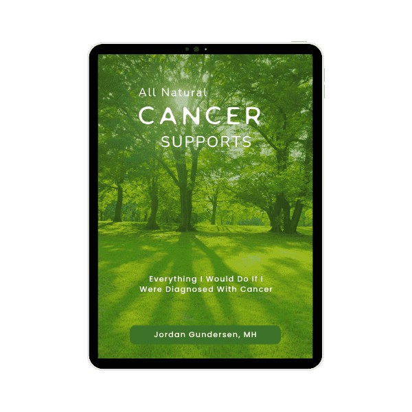 Green park with sunlight filtering through trees, promoting natural healing and wellness for cancer support.